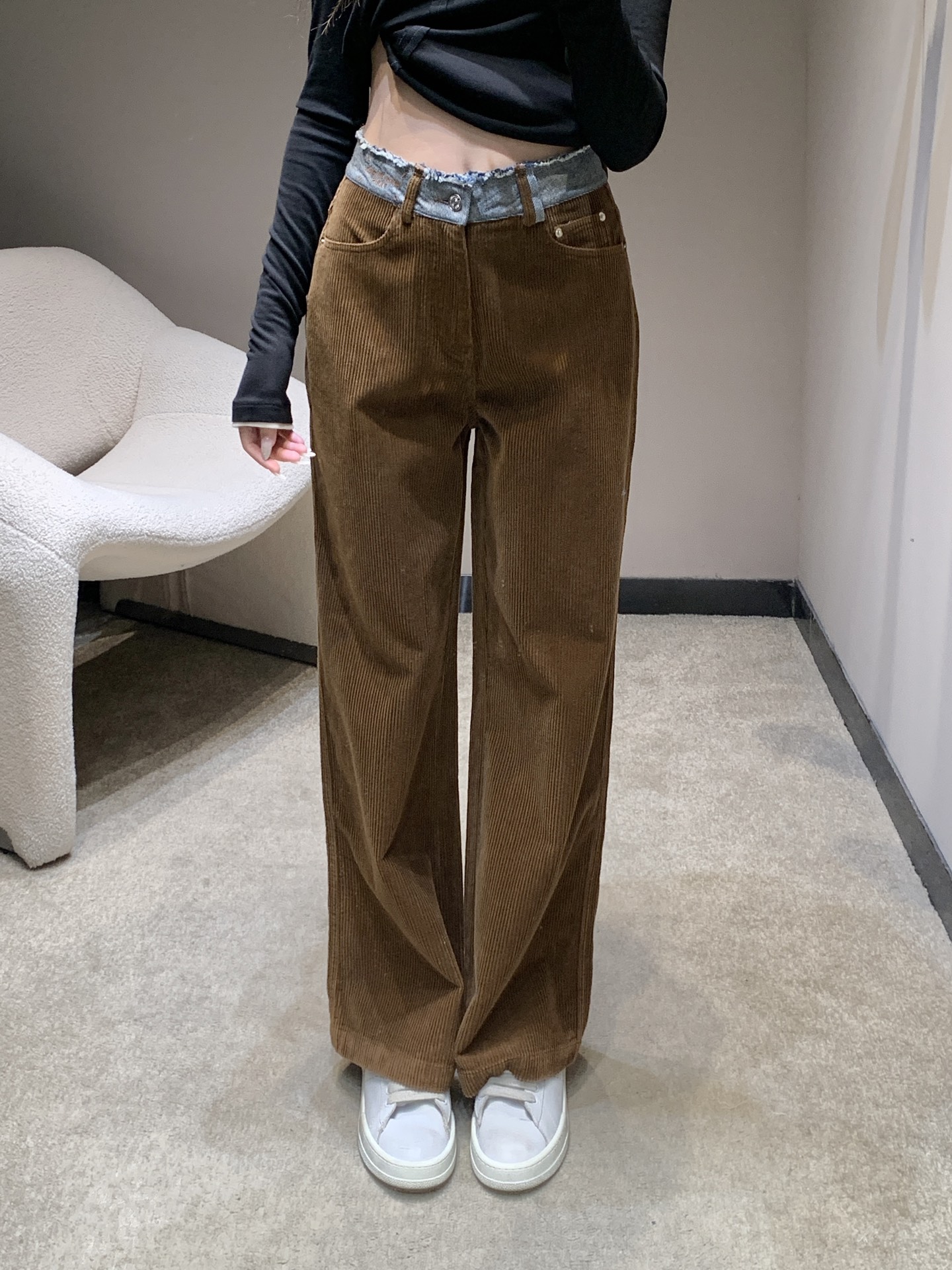 Maison Margiela MM6 메종 마르지엘라 코듀로이 캐주얼 팬츠 바지 의류