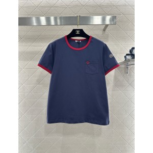 Moncler 몽클레어 몽클레르 배색 시보리 포켓 반팔 티셔츠 의류