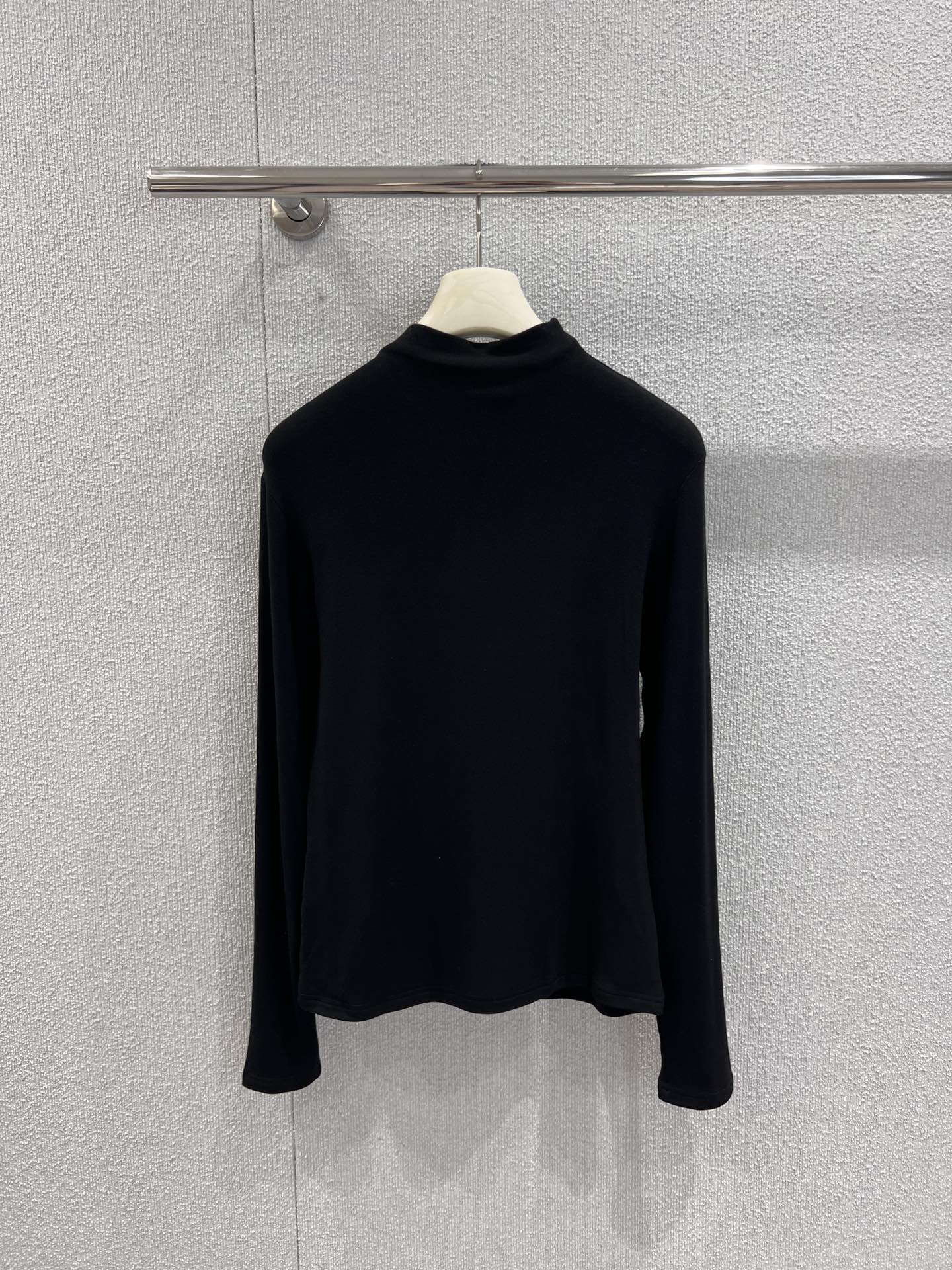 알렉산더 왕(Alexander Wang) 로고 핫픽스 하프 집업 롱슬리브 티셔츠 의류