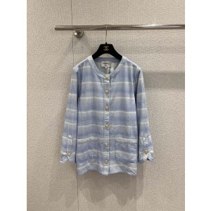 Chanel 샤넬 26C 크루즈 스트라이프 데님 자켓 재킷 의류