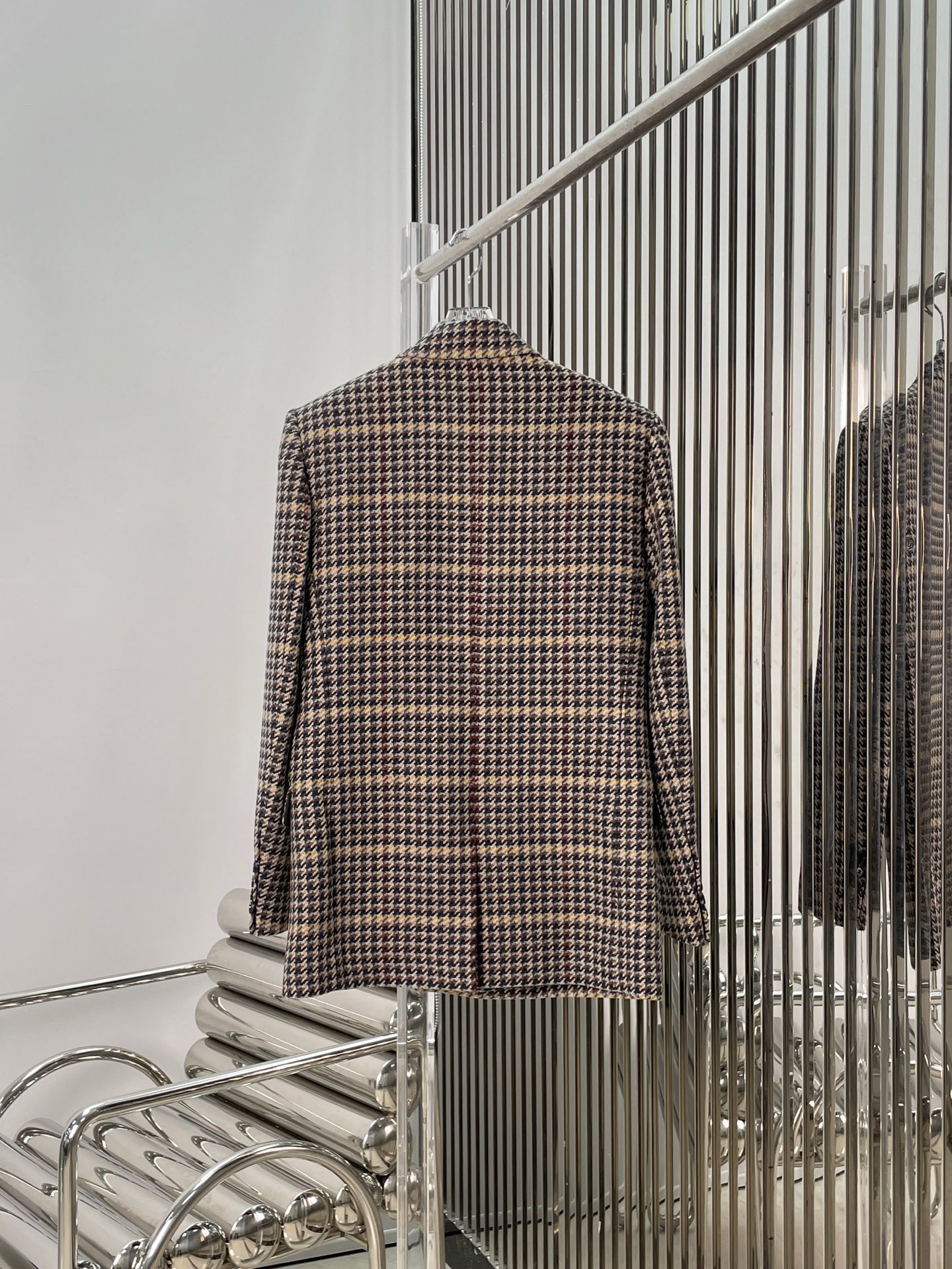 Saint Laurent 생로랑 프린스 오브 웨일 체크 스모킹 자켓 재킷 의류