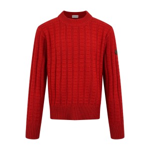 MONCLER 몽클레어 몽클레르 엠보스 위빙 로고 니트 의류