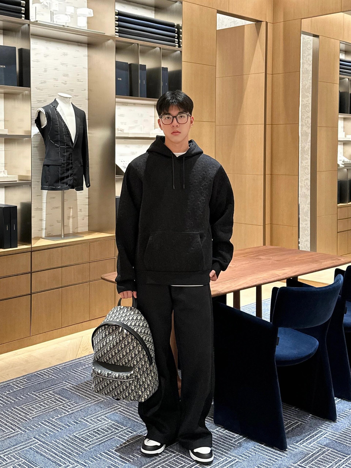 DIOR Oblique CD 디올 오블리크 자카드 후드티 의류