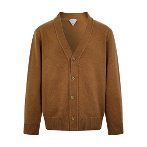 BOTTEGA VENETA 보테가 베네타 가죽 위빙 니트 가디건 의류