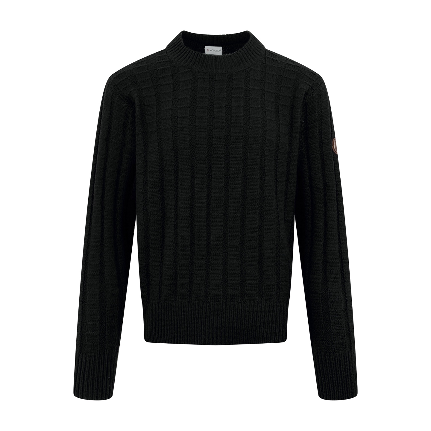 MONCLER 몽클레어 몽클레르 엠보스 위빙 로고 니트 의류