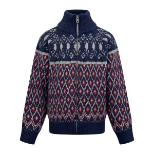 LOEWE 로에베 지오메트릭 페어 아일 자카드 가디건 의류