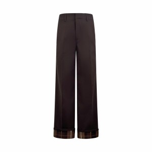 LOUIS VUITTON LV 루이비통 로고 스트라이프 체크 팬츠 바지 의류