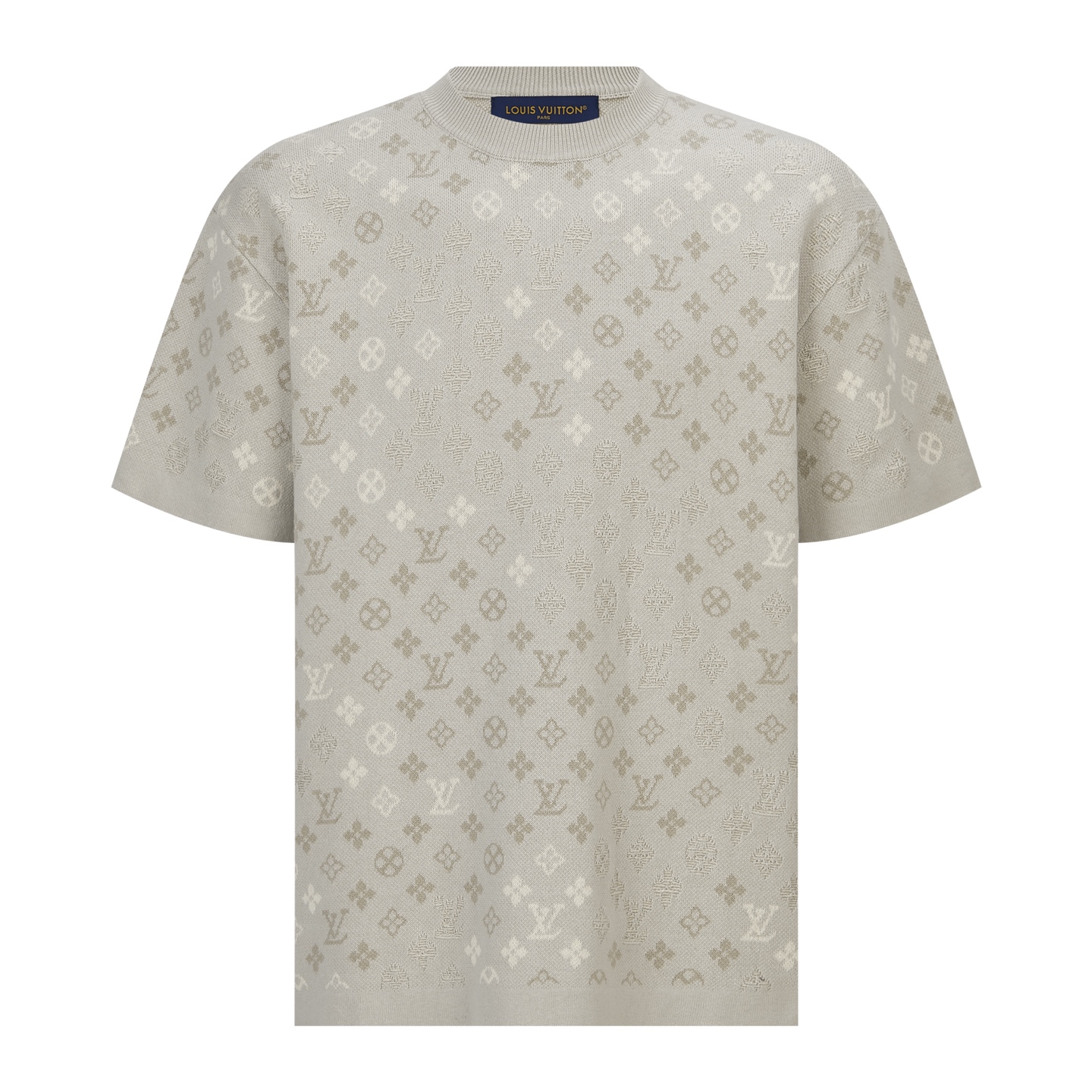 LOUIS VUITTON LV 루이비통 풀 자카드 니트 반팔 의류