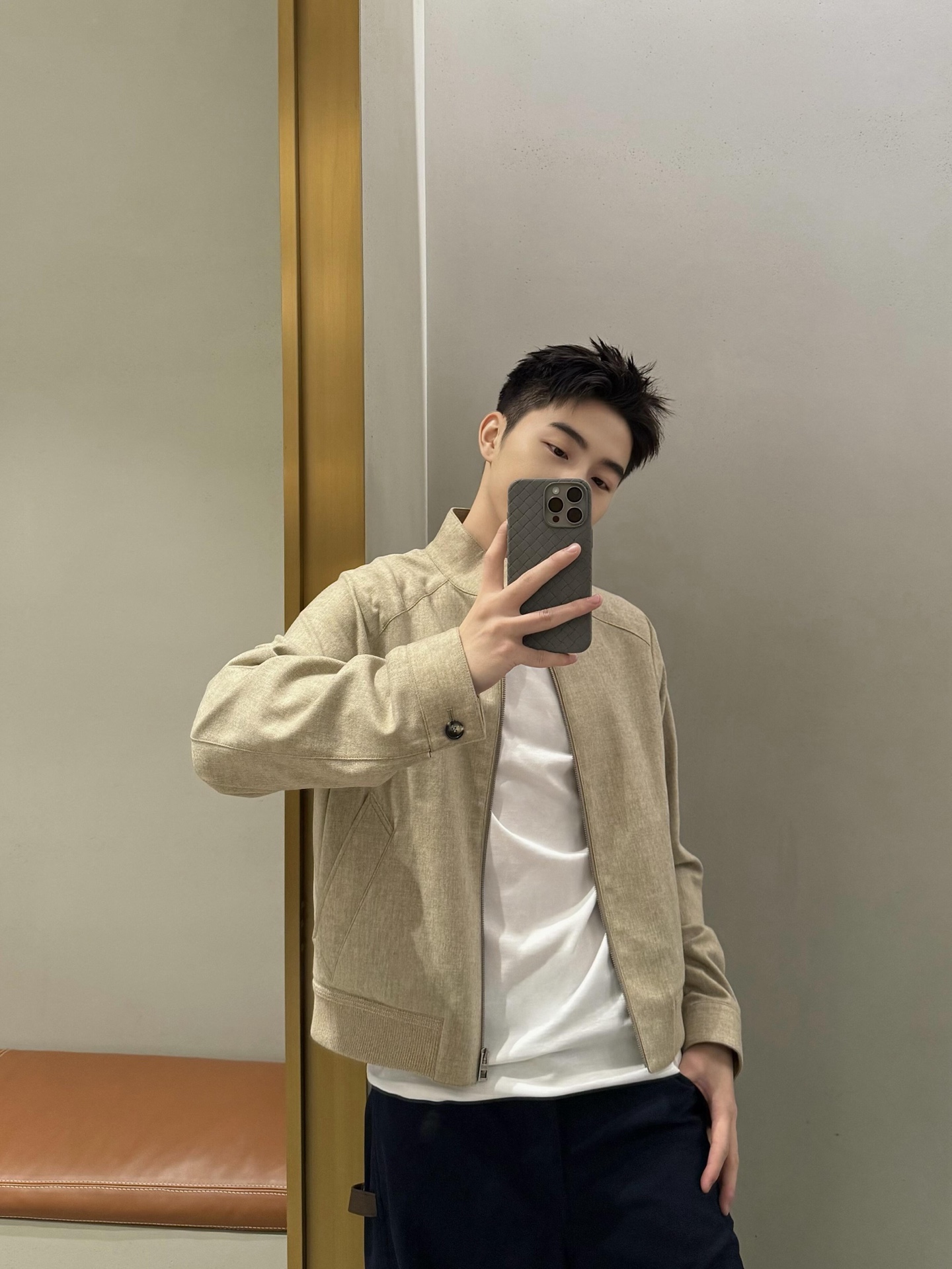 LOEWE 로에베 실켓 울 자수 자켓 재킷 의류