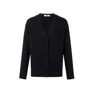 FENDI 펜디 웨이브 자카드 V넥 가디건 의류