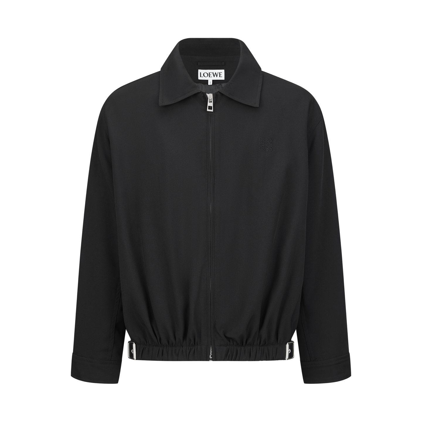 LOEWE 로에베 가죽 패치 스트링 워크 자켓 재킷 의류