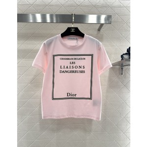 Dior CD 디올 라운드 로고 반팔 티셔츠 의류
