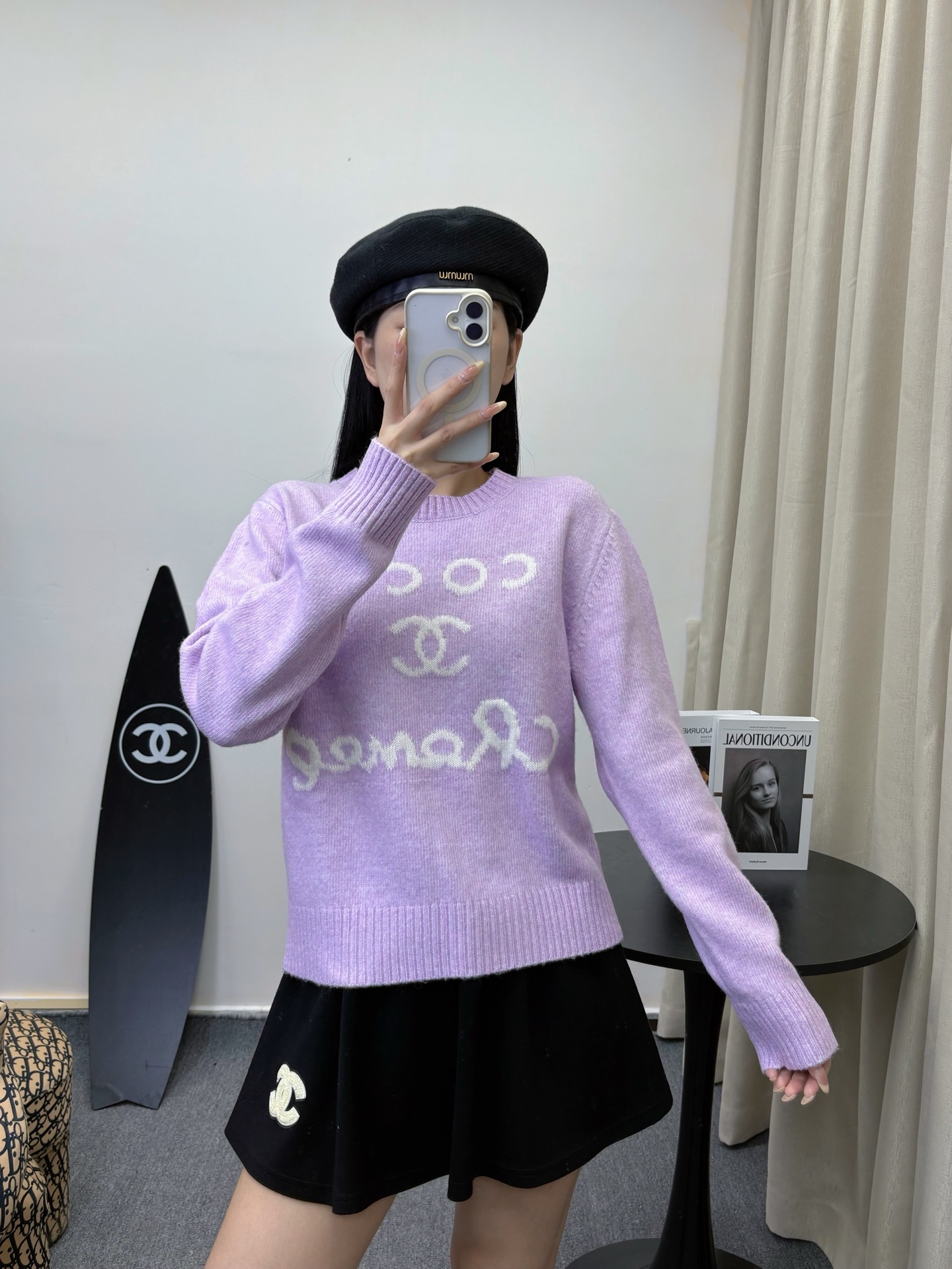 Chanel 샤넬 라운드 넥 니트 의류