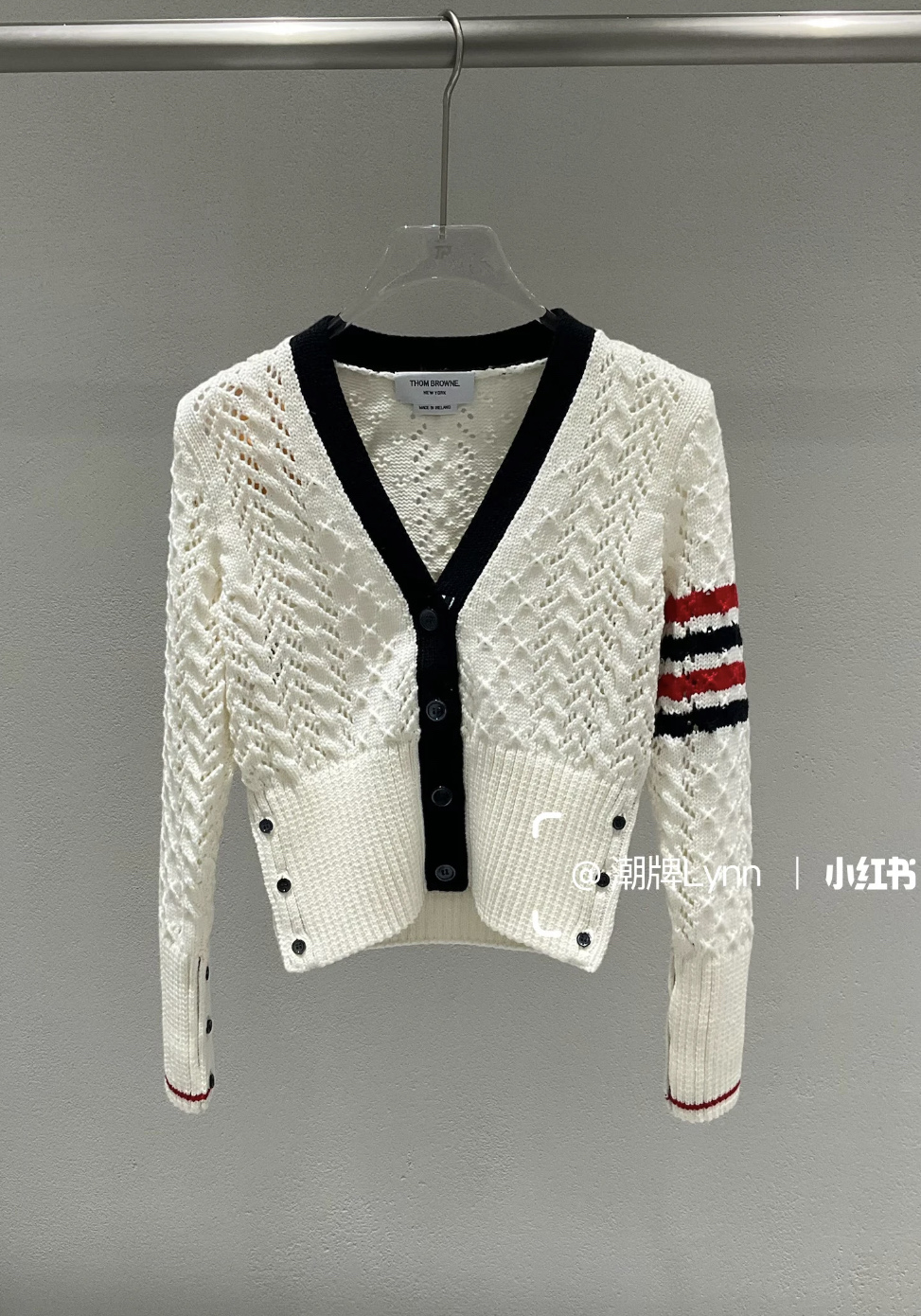 THOM BROWNE 톰브라운 4바 꽈배기 가디건 의류