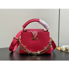 LV Capucines Mini Handbag (LV 루이비통 카퓌신 미니 핸드백 가방) - M27035 21cm