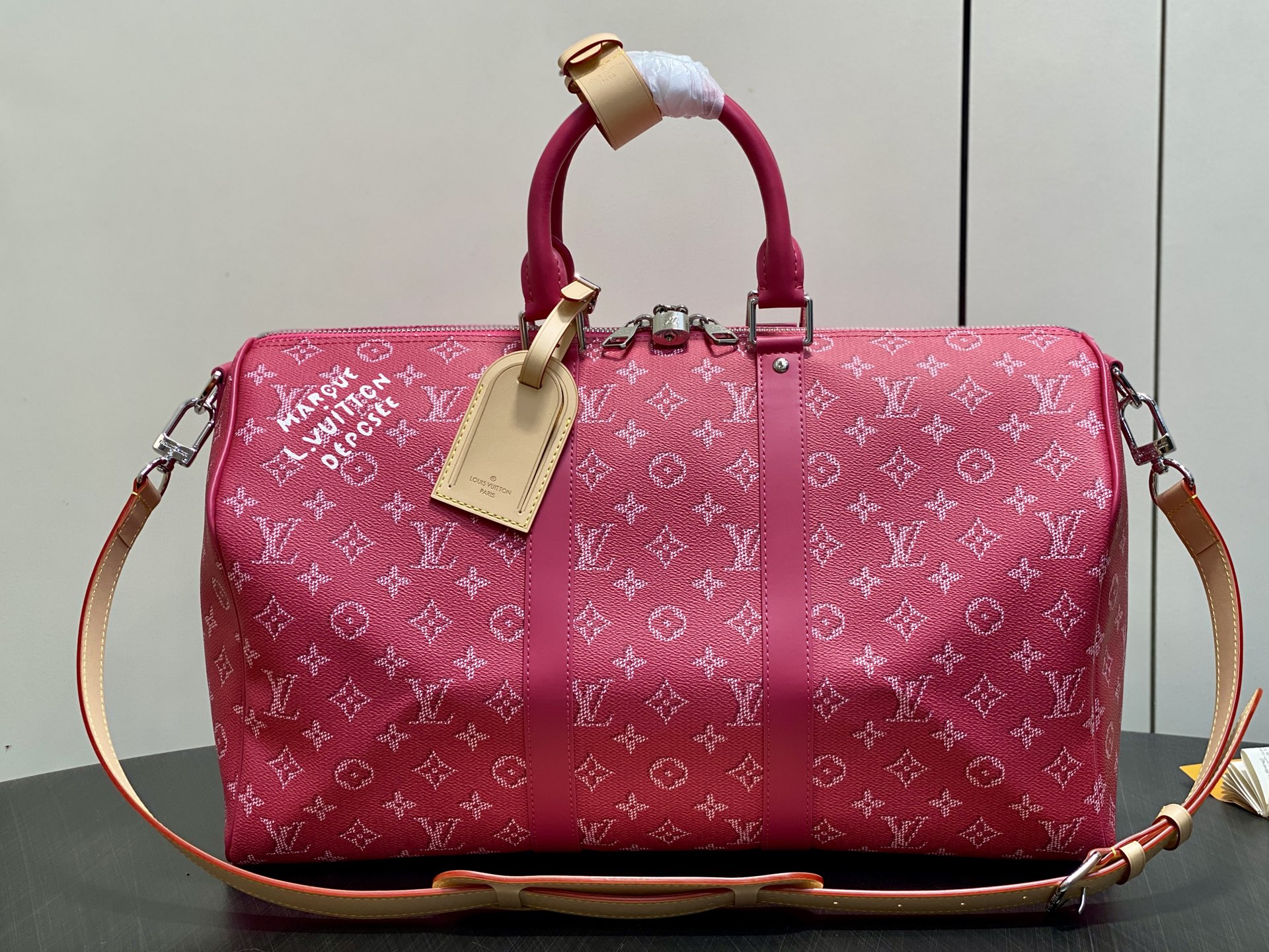 LV Keepall Bandoulière 45 루이비통 여행 가방 (모노그램 헤리티지)