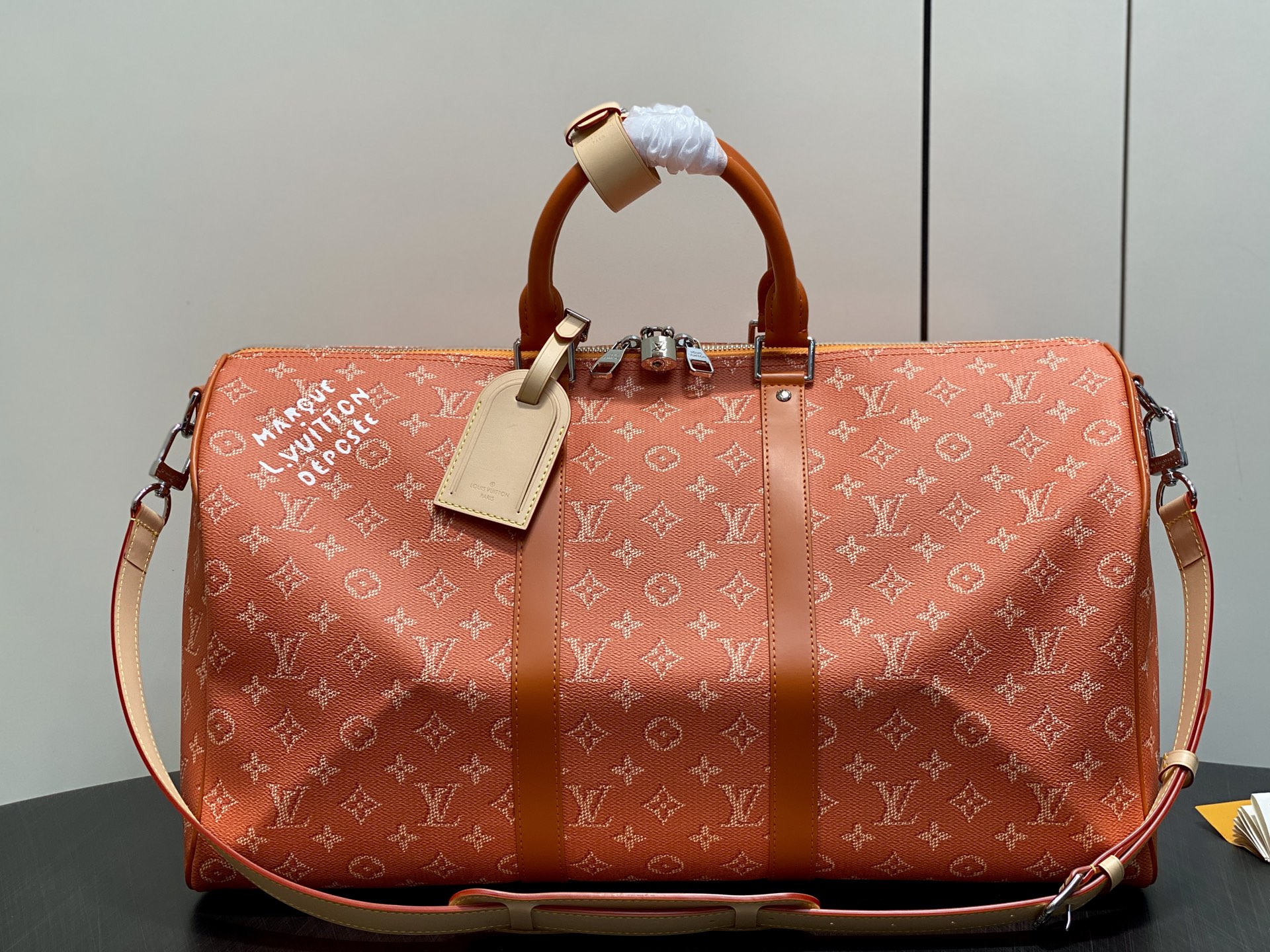 LV Keepall Bandoulière 45 루이비통 여행 가방 (모노그램 헤리티지)