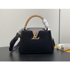 LV Capucines Mini Handbag (LV 루이비통 카퓌신 미니 핸드백 가방) - M14177 21cm