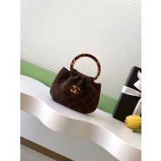Chanel 26C Suede Tortoise Handle Bag (샤넬 26C 스웨이드 거북등무늬 핸들백 가방 스몰) - AS4981