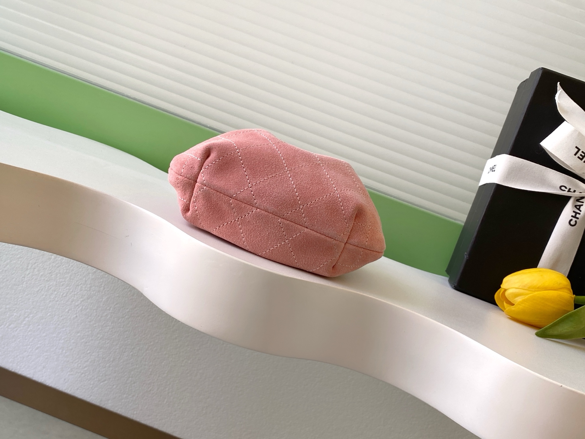 Chanel 26C Suede Tortoise Handle Bag (샤넬 26C 스웨이드 거북등무늬 핸들백 가방 스몰) - AS4981