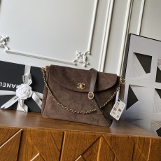 Chanel 26C Suede Hobo Messenger Bag (샤넬 26C 스웨이드 호보 메신저백 숄더백) - AS5883 가방