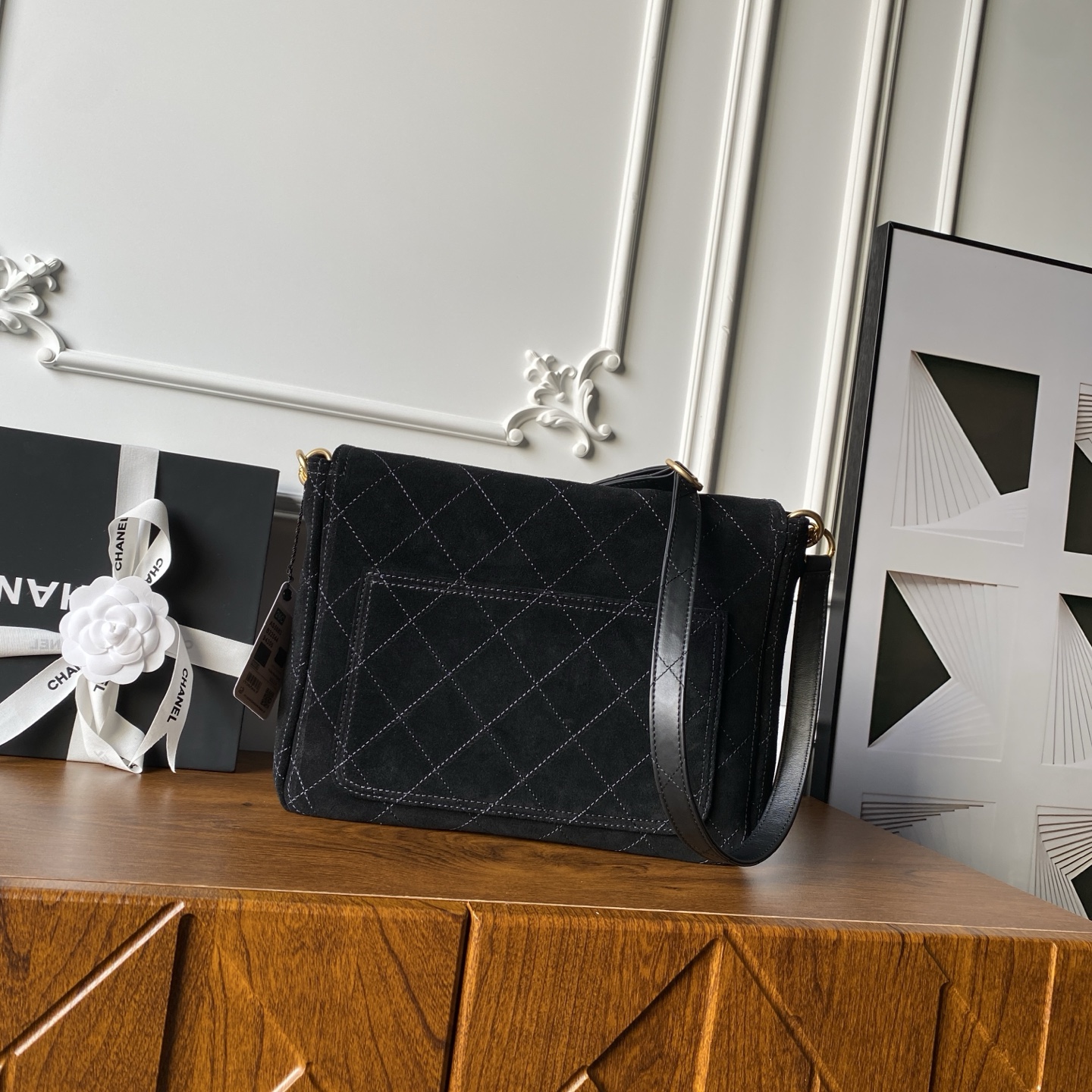 Chanel 26C Suede Hobo Messenger Bag (샤넬 26C 스웨이드 호보 메신저백 숄더백) - AS5883 가방