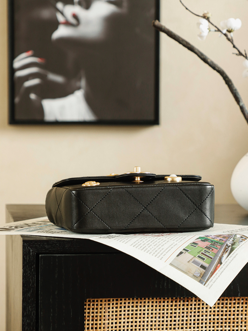 Chanel 25K Badge CF Bag (샤넬 25K 배지 클래식 플랩백) 숄더백 가방