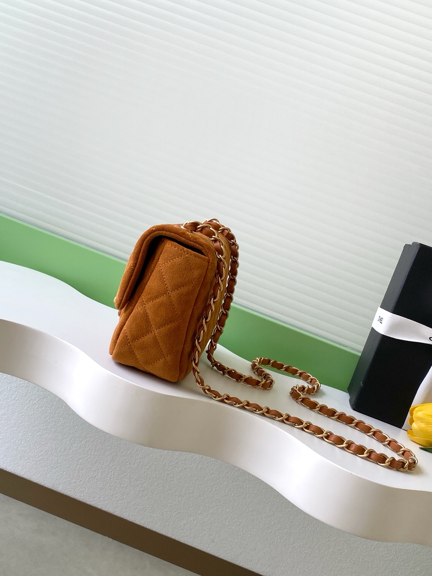 Chanel 샤넬 26C 브라운 스웨이드 CF백 - AS5989 숄더백 가방 미니