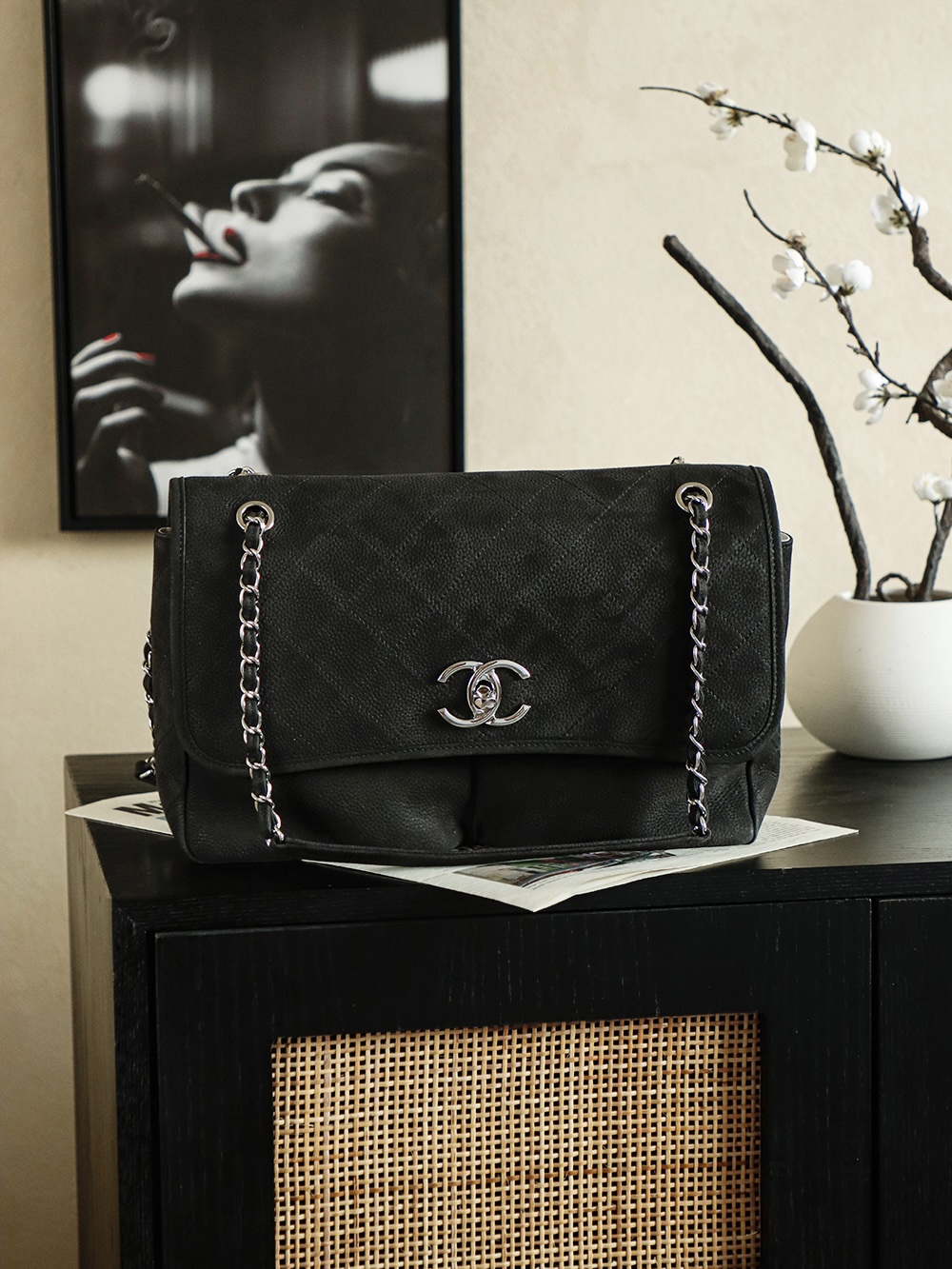 Chanel 샤넬 빈티지 에어포트백 (Airport Bag) 숄더백 가방