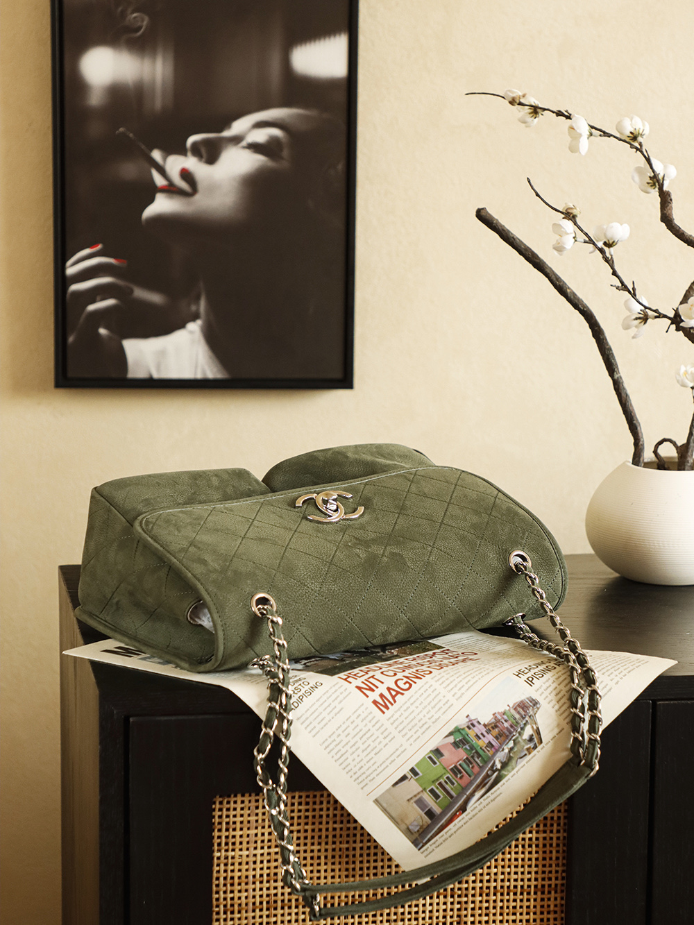 Chanel 샤넬 빈티지 에어포트백 (Airport Bag) 숄더백 가방