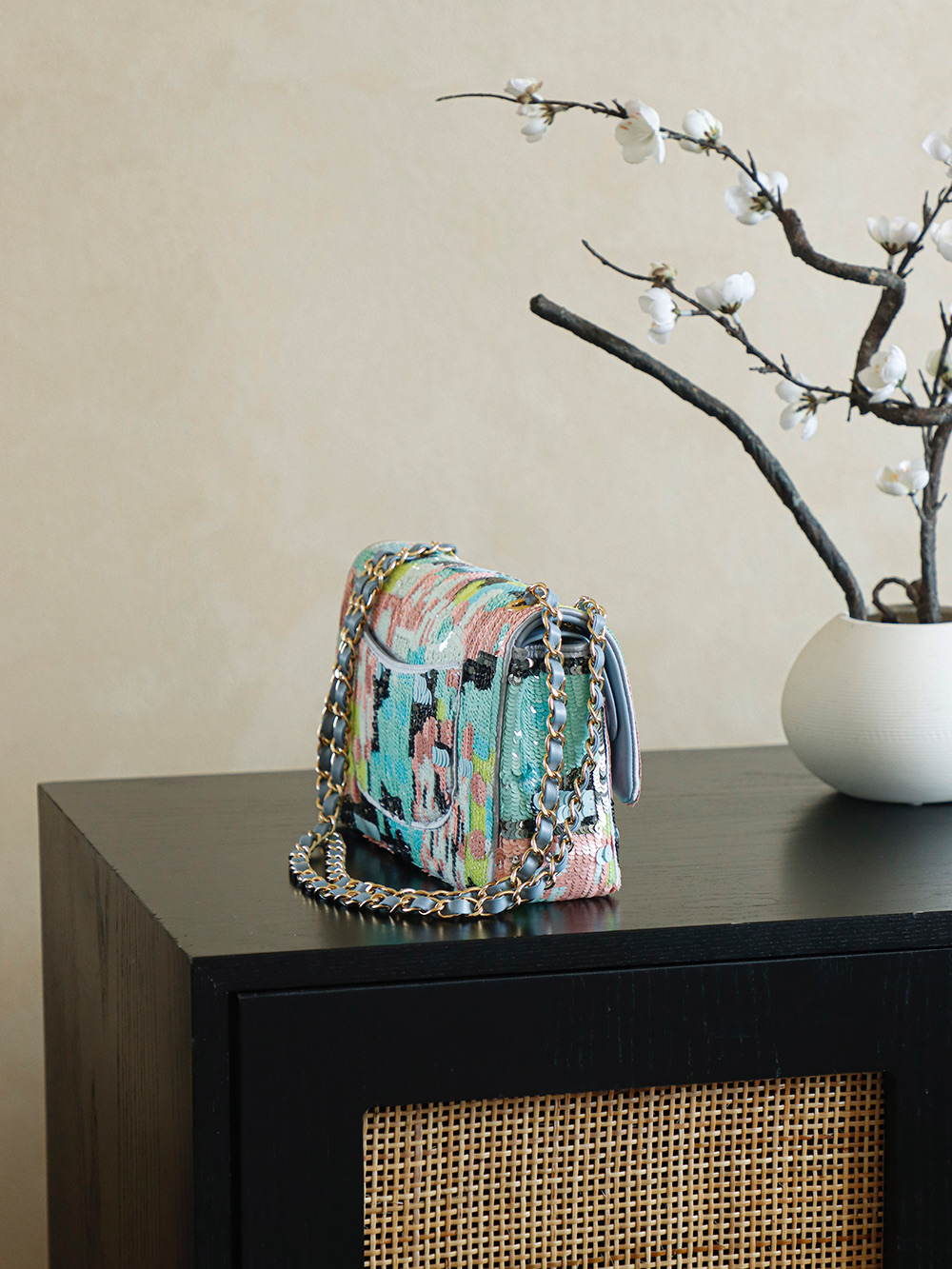 Chanel 샤넬 시퀸 & 수완 한정판 CF백 숄더백 가방