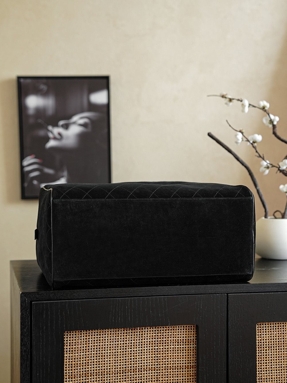 Chnael 샤넬 스웨이드 보스턴백 가방