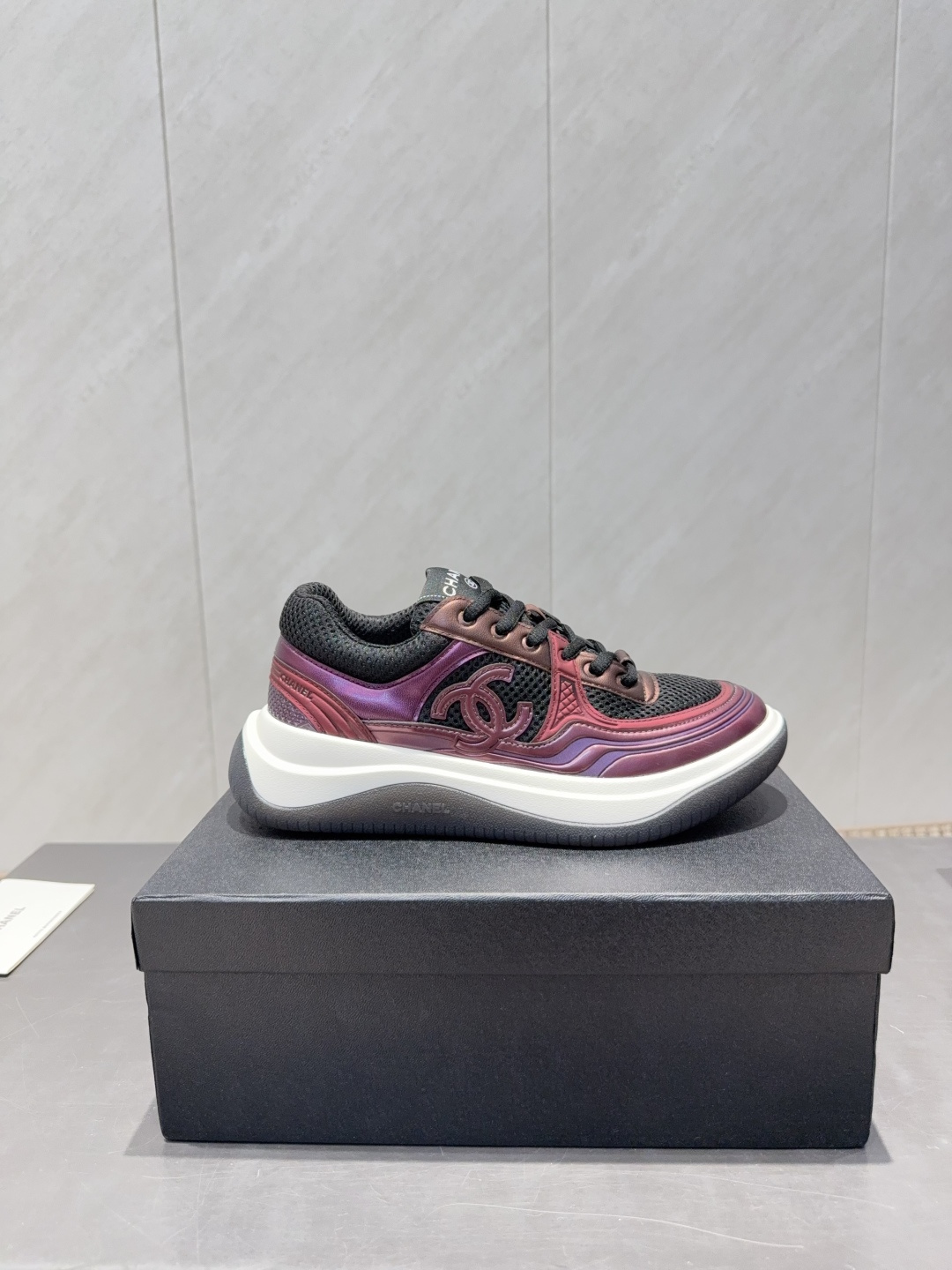 Chanel 샤넬 컬러배색 플랫폼 스니커즈 신발