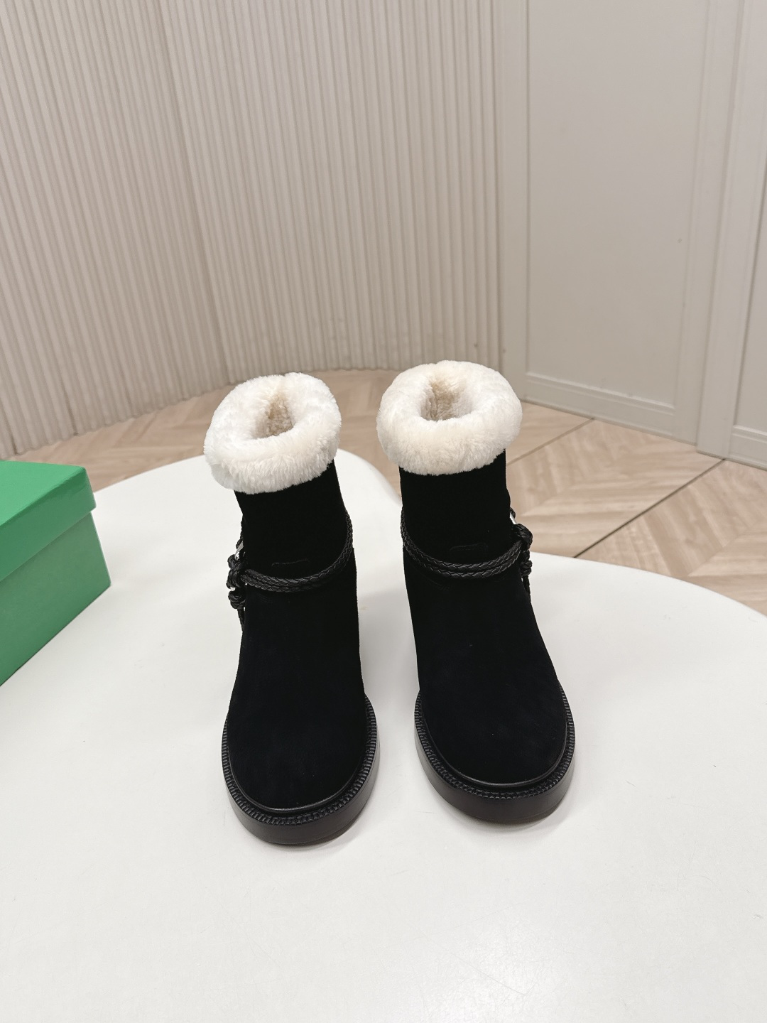 Bottega Veneta BV 보테가 베네타 매듭 양털 첼시 부츠 신발