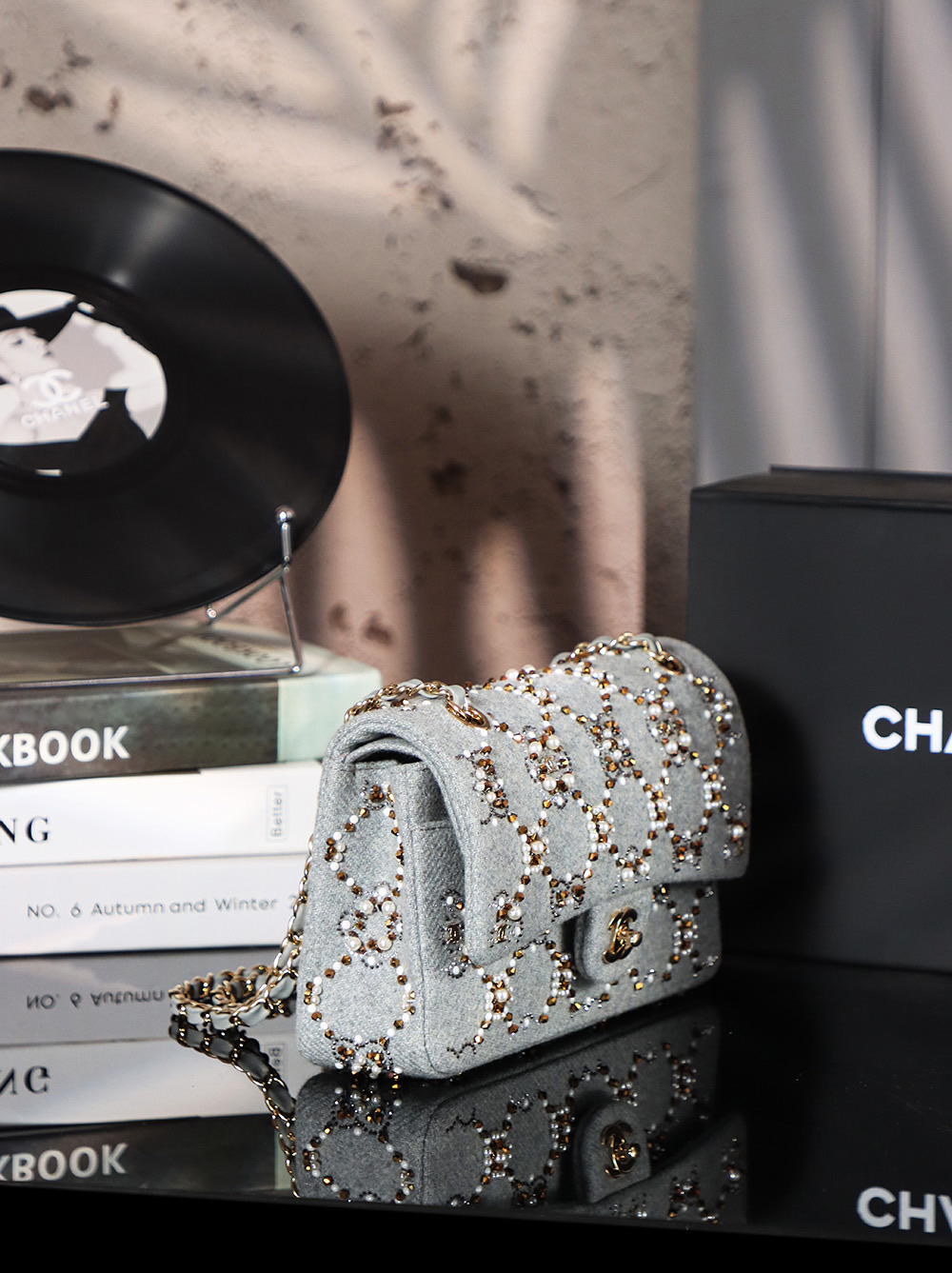 Chanel 샤넬 리미티드 핸드메이드 비즈 CF백 숄더백 가방