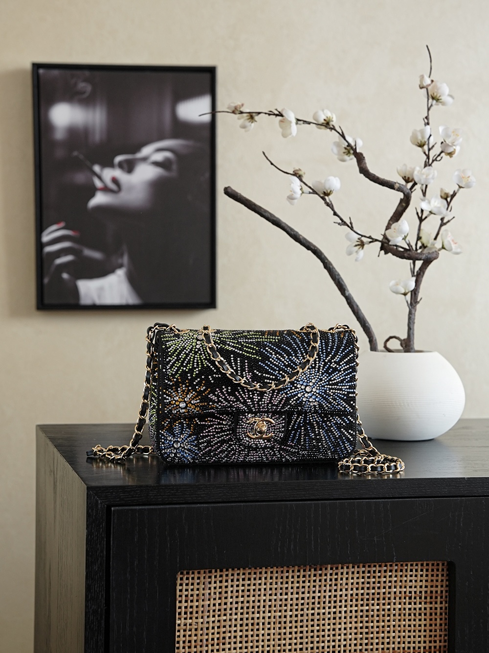 Chanel 25N 샤넬 크리스털 스파클링(Fireworks) CF백 숄더백 가방