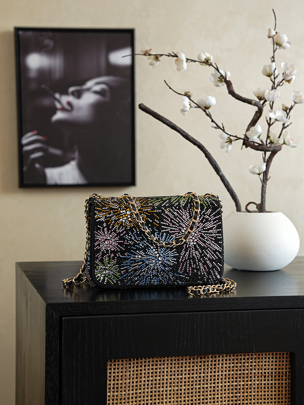 Chanel 25N 샤넬 크리스털 스파클링(Fireworks) CF백 숄더백 가방