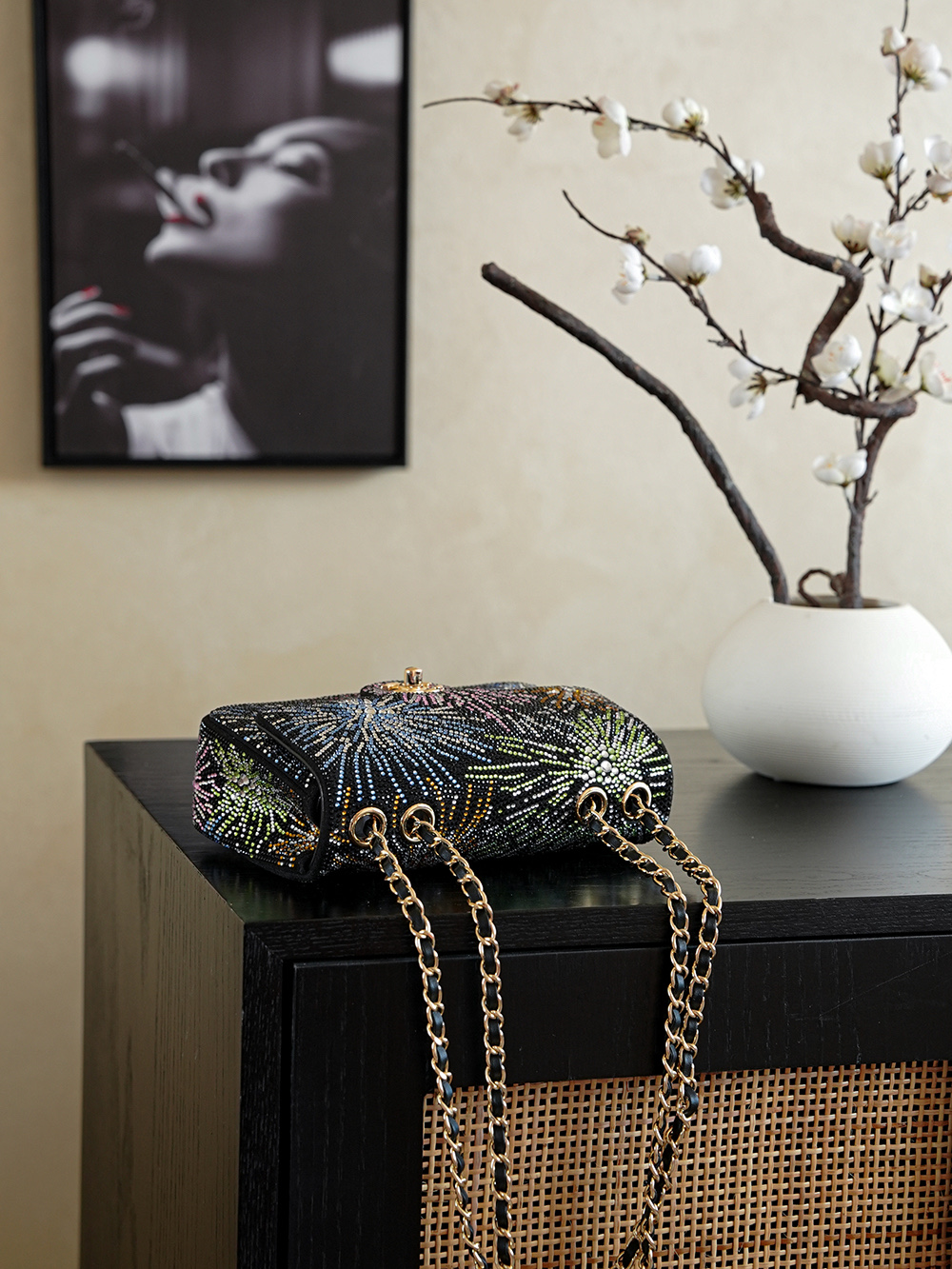 Chanel 25N 샤넬 크리스털 스파클링(Fireworks) CF백 숄더백 가방