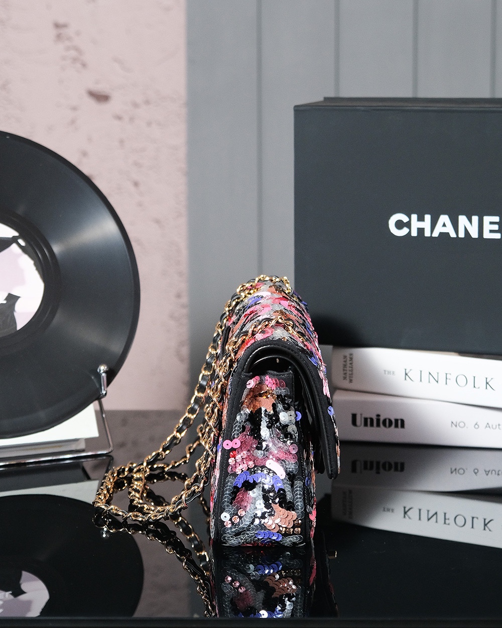 Chanel 샤넬 24s 레인보우 시퀸 CF백 숄더백 가방