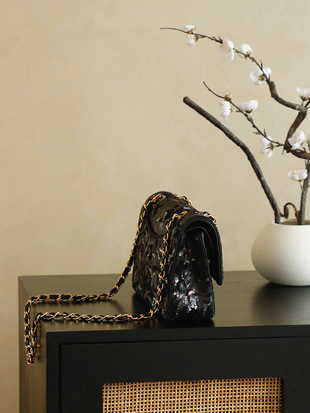 Chanel 샤넬 24s 레인보우 시퀸 CF백 숄더백 가방