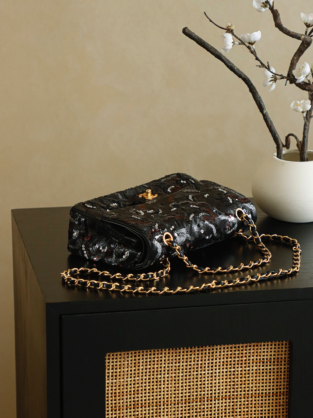 Chanel 샤넬 24s 레인보우 시퀸 CF백 숄더백 가방