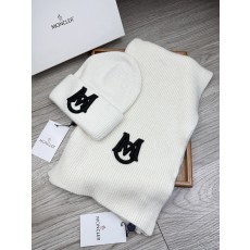 Moncler 몽클레르 몽클레어 울 & 토끼털 모자·목도리 세트