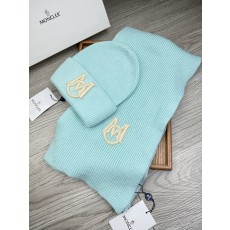 Moncler 몽클레르 몽클레어 울 & 토끼털 모자·목도리 세트