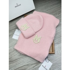 Moncler 몽클레르 몽클레어 울 & 토끼털 모자·목도리 세트