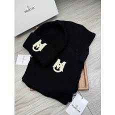 Moncler 몽클레르 몽클레어 울 & 토끼털 모자·목도리 세트