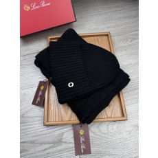 Loro Piana 로로피아나 울 & 토끼털 모자·목도리 세트