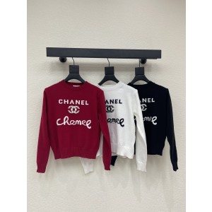 Chanel 샤넬 레터링 자카드 쥬얼 니트 의류