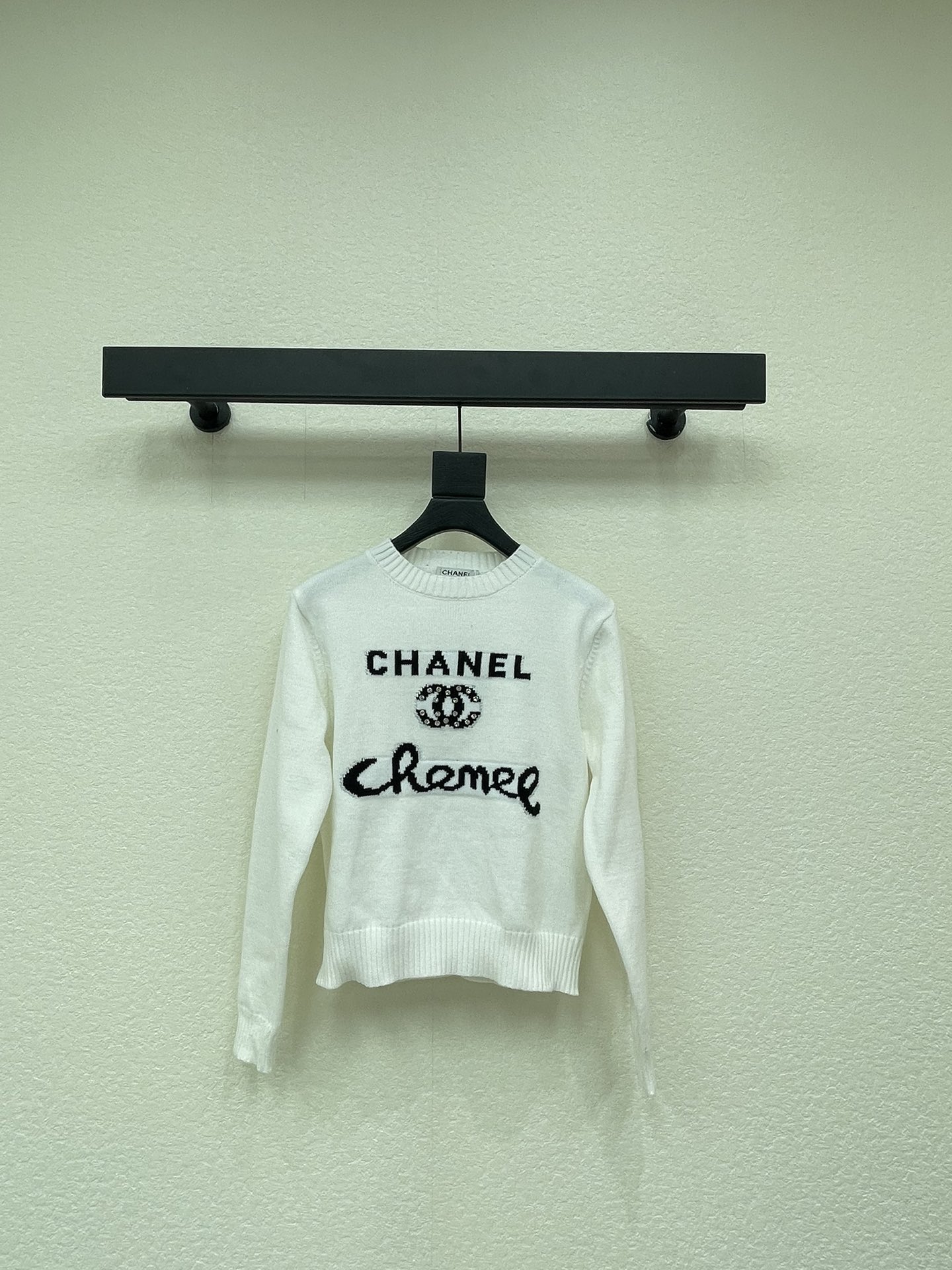 Chanel 샤넬 레터링 자카드 쥬얼 니트 의류