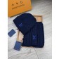 Louis Vuitton LV 루이비통 울 & 토끼털 모자·넥워머 세트