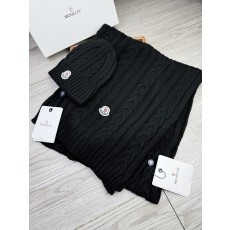 Moncler 몽클레르 몽클레어 울 & 토끼털 모자·목도리 세트